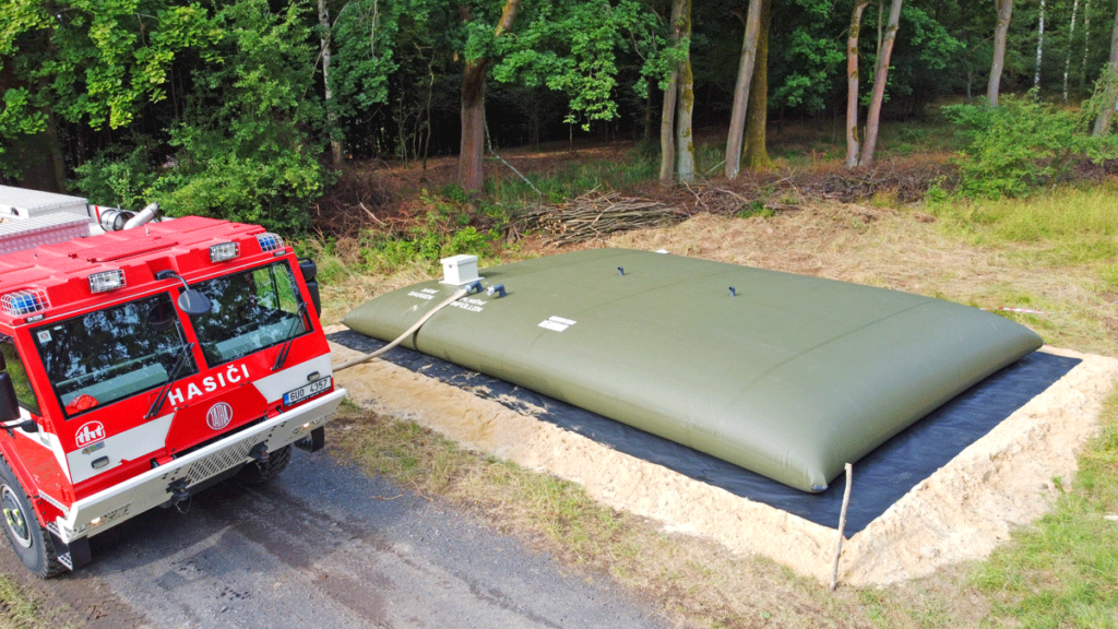 Hasičská nádrž pro Hřensko (obec Mezná)