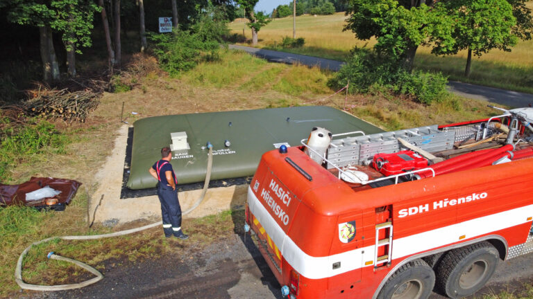 Flexibilní nádrž pro hasiče